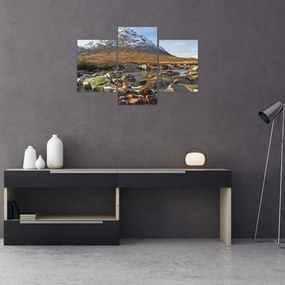 Tablou - Munte cu râu (90x60 cm)
