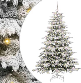 vidaXL Brad de Crăciun artificial cu ramuri articulare Alb 180 cm