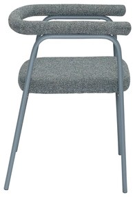 Set de scaune de sufragerie gri cu cotiere 2 buc. tapițat Ecto – Hübsch