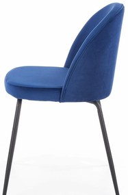 Scaun K314 velvet albastru