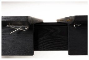 Masă extensibilă Zuiver Glimps, 120 x 80 cm, negru