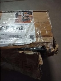 OFERTA Raft pe roti POZIO 37x22x95 cm negru II.calitate