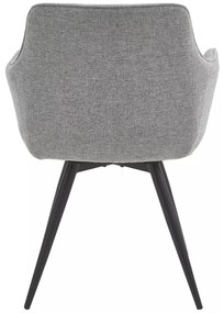 Scaun rotativ Ballo gri/negru Brego07