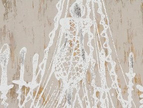 Tablou decorativ, pictura realizata pe panza, Lampara, 100x100cm 16237 SAP