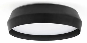 Lustra / Plafoniera LED design modern slim SHOKU 35cm negru