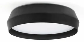 Lustra / Plafoniera LED design modern slim SHOKU 35cm negru