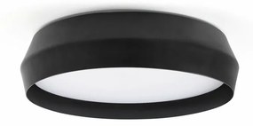 Lustra / Plafoniera LED design modern slim SHOKU Ã35cm negru
