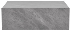Noptiera montata pe perete 46x30x15 cm cu sertar, aspect beton