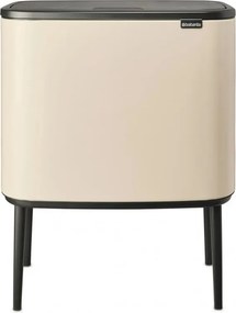 Coș Brabantia Bo Touch 1005546, 36 l, Deschidere lină și silențioasă, Deschidere mare, Bej