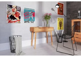 Masă de toaletă din lemn de fag 90x40 cm Greg - The Beds