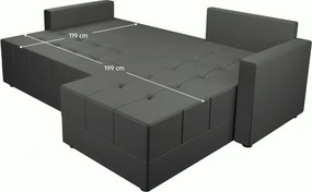 Set canapea universală, gri, DUAN ROH