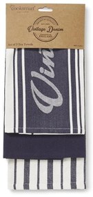 Set cu prosoape, șorț și mănușă de bucătărie 5 buc. Oxford Denim – Cooksmart ®