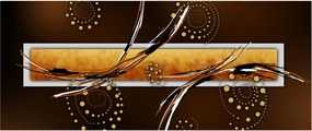Tablou abstracției - Fluturi (120x50 cm)