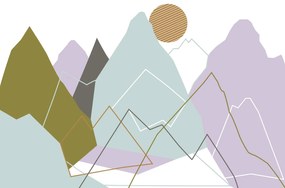 Fototapet - Roci, vector (147x102 cm)