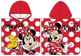 Disney Minnie Always Be Kind poncho prosop de plajă 50x115 cm