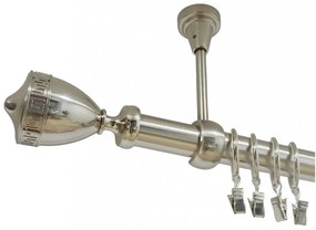 Galerie simpla tavan VERSUS - 25mm - INOX (Alege marime: 400 cm)