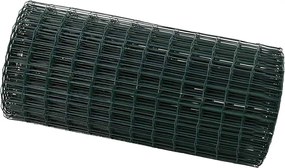 vidaXL Gard Euro Verde 0,6 x 10 m Fier acoperit cu PVC