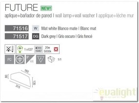 Aplica de perete cu lumina ambientala, IP44 Future 71517
