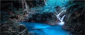 Tablou - Noaptea magică în pădurea tropicală (120x50 cm)