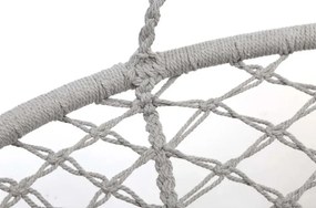 Fotoliu suspendat gri KOLUMBIA cu perna