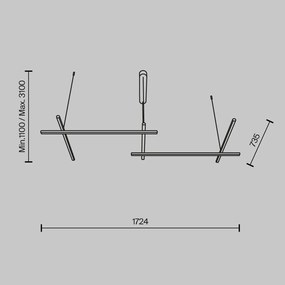 Lustra LED suspendata design modern Radiance