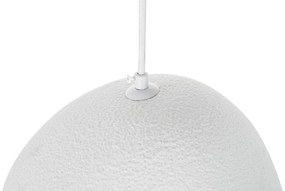 Lustra suspendata design decorativ Cloud alb 50cm