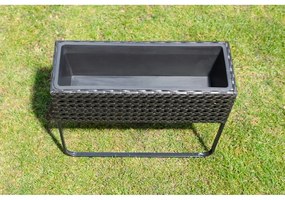 Ghiveci de grădină Bonami Essentials Magnolia, negru