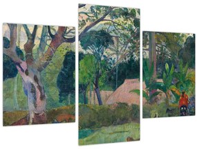 Tablou - Paul Gauguin, Te raau rahi (The Big Tree), reproducere (90x60 cm)