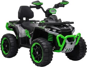 ATV Electric cu acumulator pentru copii NOVOKIDS™ MonsterQuad PRO , Cu melodii si lumini, Lungime 113 cm, 3-8 ani , Max 35 kg , Roti EVA, 12V, 4