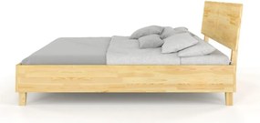 Pat dublu din lemn masiv de pin SKANDICA Viveca, 160 x 200 cm