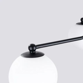 Lustră pe tijă Sollux SL.1663 ASTRAL 5xG9/8W/230V negru