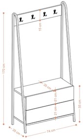 Mobilier Hol Dipasa (Nuc + negru) . 1093904