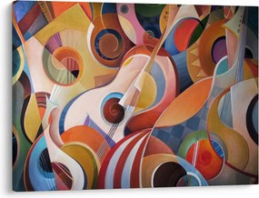 Tablou - Abstract muzical (70x50 cm)
