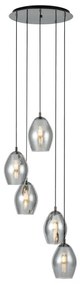 Lustră pe cablu ESTANYS 5xE27/60W/230V Eglo 39567