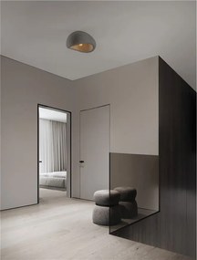 Plafoniera design modern, Stone Gray, AERE, L 40cm