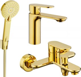 Mexen Milo R40 set pentru cadă, auriu - 71303R40-50