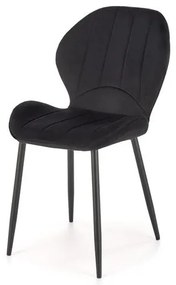Set 4 scaune K538 velvet negru