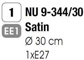 Aplica perete sau tavan Ada, diametru 30cm