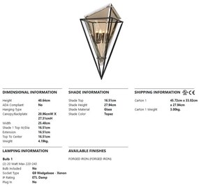 Aplica de perete eleganta design modern EPIC