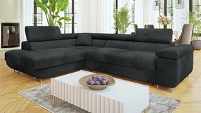Colțar Terazuro Premium (Negru) (cu sp. depozitare) (S). 1105308
