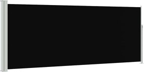 vidaXL Copertină laterală retractabilă, negru, 120x300 cm