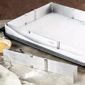 Resigilat: Forma de copt Kinghoff KH 1907, Reglabila 27,5-52,4 cm, Otel inoxidabil, Argintiu