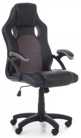 Fotoliu de birou Speed, negru/gri