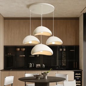 BRILAGI - Lustră pe cablu WABI SABI 4xE27/60W/230V albă