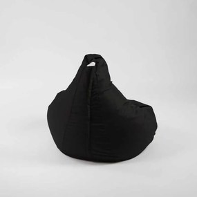 Fotoliu puf copii, Nirvana Light Pufrelax, Material Impermeabil - Negru