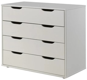 Comodă Vipack Pino, alb