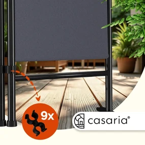 Casaria Paravan LUCCA, 163x180cm, antracit