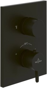 Villeroy &amp; Boch Conum baterie de duș ascuns negru TVS127001000K5