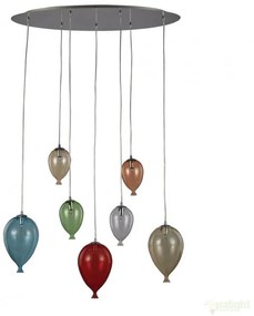 Lustra, Pendul modern dim.80x30cm CLOWN SP7 COLOR 100937