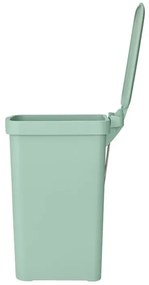 Coș cu pedală Brabantia StepUp 1008481, 16 L, Materiale ecologice, Deschidere mare, Verde deschis